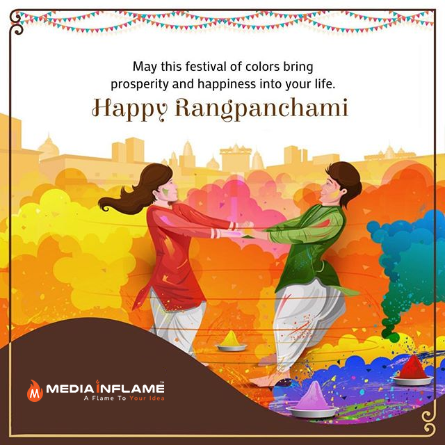 MediaInflame's tweet photo. Bright colors, water balloons, lavish gujiyas and melodious songs are the ingredients of perfect Holi. Wishing everyone a chearful and colorful #Rangpanchmi.
"Stay Safe, Spread Colours".
#RangPanchmi2020 #mediainflame #India #HoliFestival #fun #colors #Enjoy #festivalofcolors https://t.co/NuUrrWPyE8