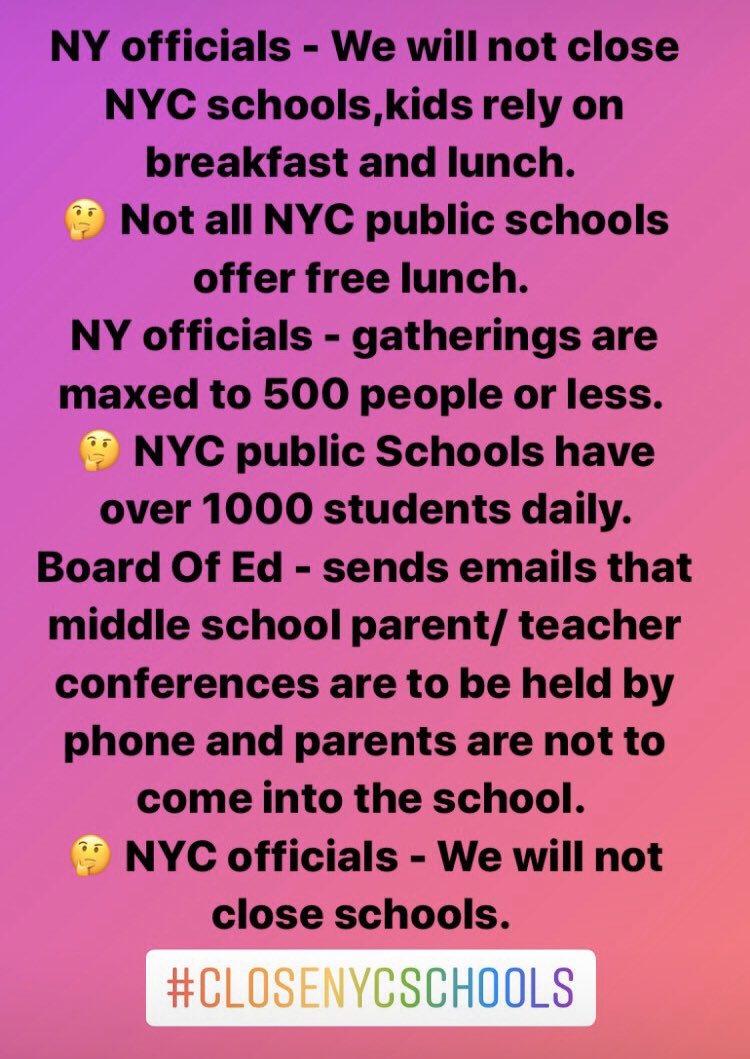 Pammy0011's tweet image. #CLOSENYCPUBLICSCHOOLS #closenycschools #closenyschools #nycpublicschools #NYCDOE #nycschools #nyccoronavirus