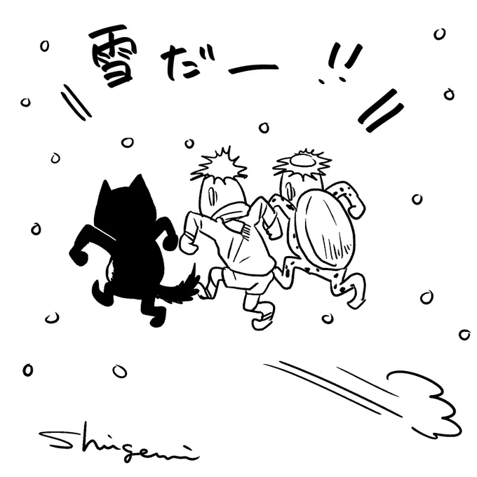 通りで寒いわけだよ☃️ 