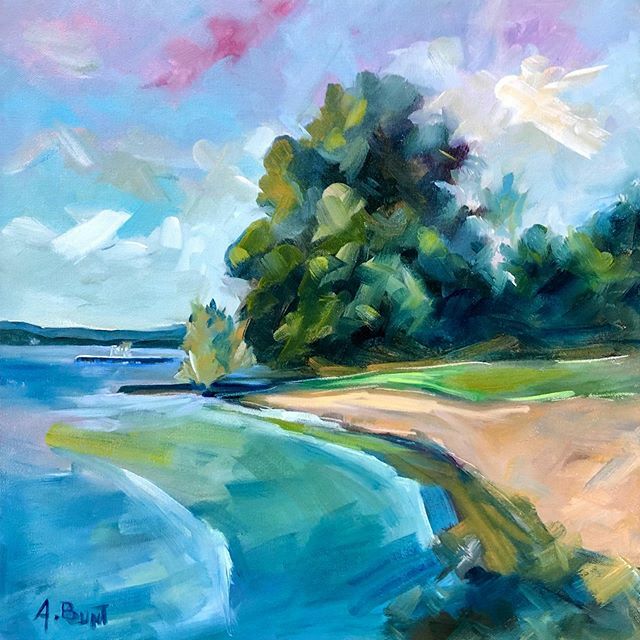audreybunt's tweet photo. CASCAIS PARK, KELOWNA-
Oil on canvas 16 x 16” $300

I love the way big old trees look so overdressed in the middle of summer 🌳
available on my website in my profile. 
#okanagan #audreybunt 
#iloveart #art #artist #painting #artwork #trees #okanaganar… https://t.co/jBeHt9KuyY https://t.co/cYYMSfVcjm