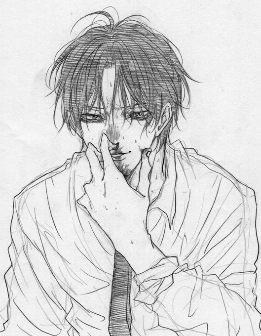 以前アップすると言って忘れていたこの男の漫画、今夜20時に載せます。下書きですが…。 