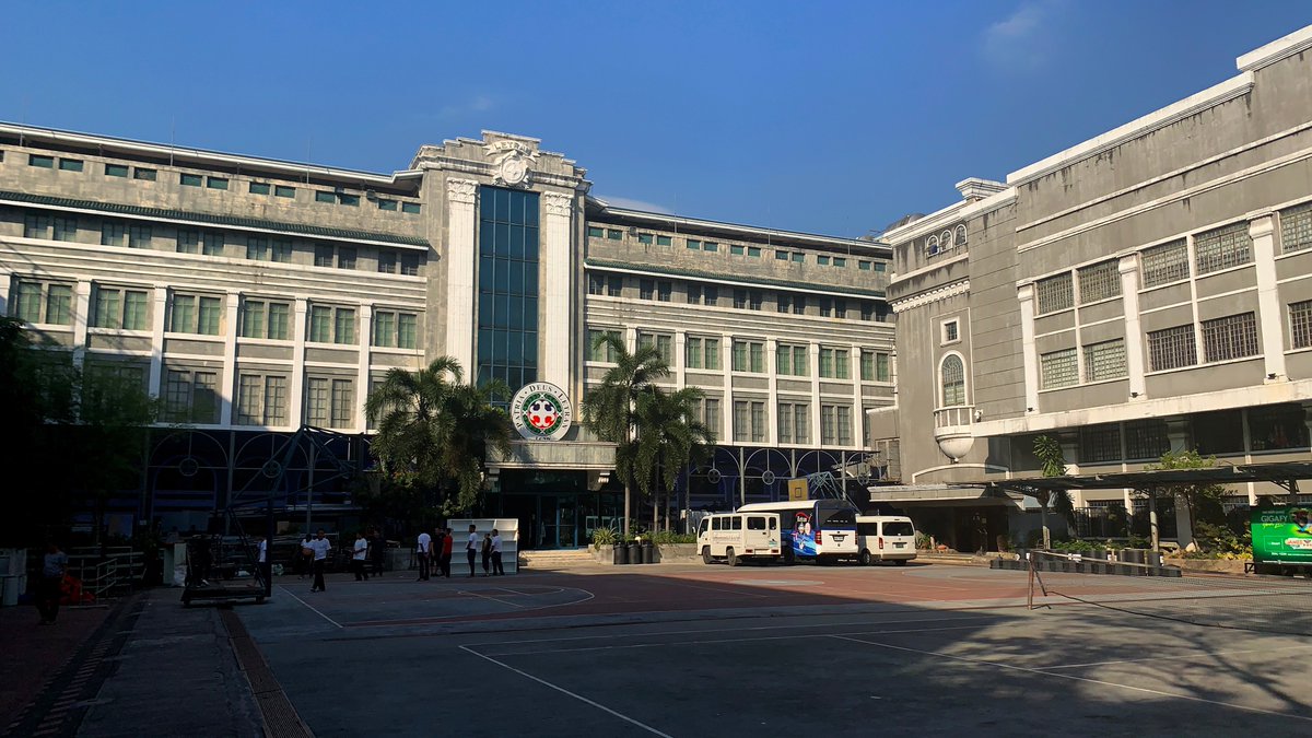 LetranOfficial's tweet photo. LOOK: A quiet and sleeping Letran eagerly awaits for its students, staff, and faculty to return.

While waiting for the class suspension to end, use this time to catch up on your academics, to rest, and reflect as we approach the Holy Week.

See you soon, our beloved Letranites! https://t.co/YMWRcgnRNa