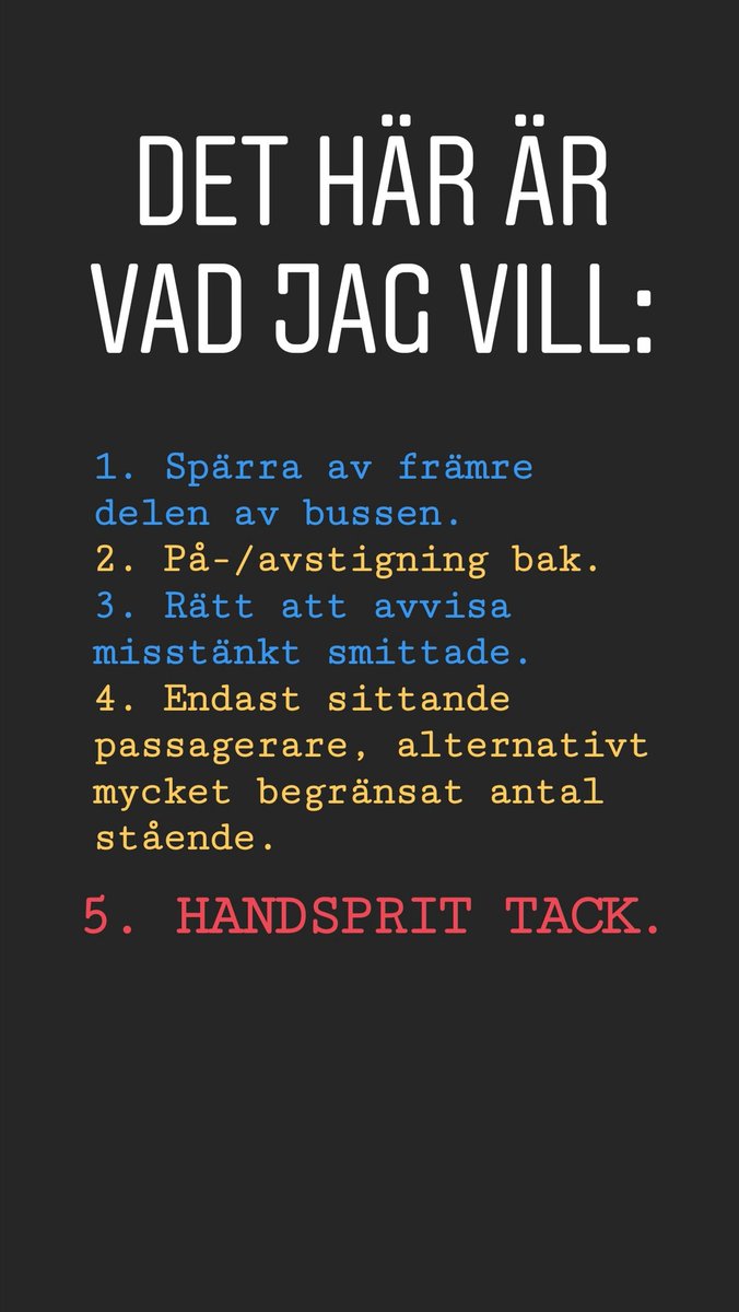 bussborg's tweet photo. Hallå @Folkhalsomynd, vi som jobbar i #kollektivtrafik är oroliga. Vad sägs om att ligga steget före för en gångs skull? SE BILDER #svpol #Coronaviruset #CoronaVirusSverige #coronavirussweden https://t.co/0FVwzvHTV9
