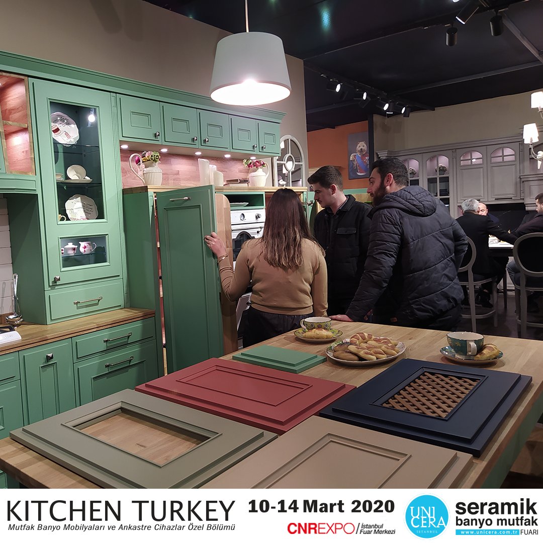 kitchenturkey's tweet photo. Kitchen Turkey Özel Bölümü son gününde de ziyaretçilerini ağırlamaya devam ediyor.

#KitchenTurkey #Unıcera2020 #kitchen #mutfak #seramik #yapıfuarı #ceramics #exhibition #turkishfair #cnrexpoistanbul https://t.co/k77ACm1YNG