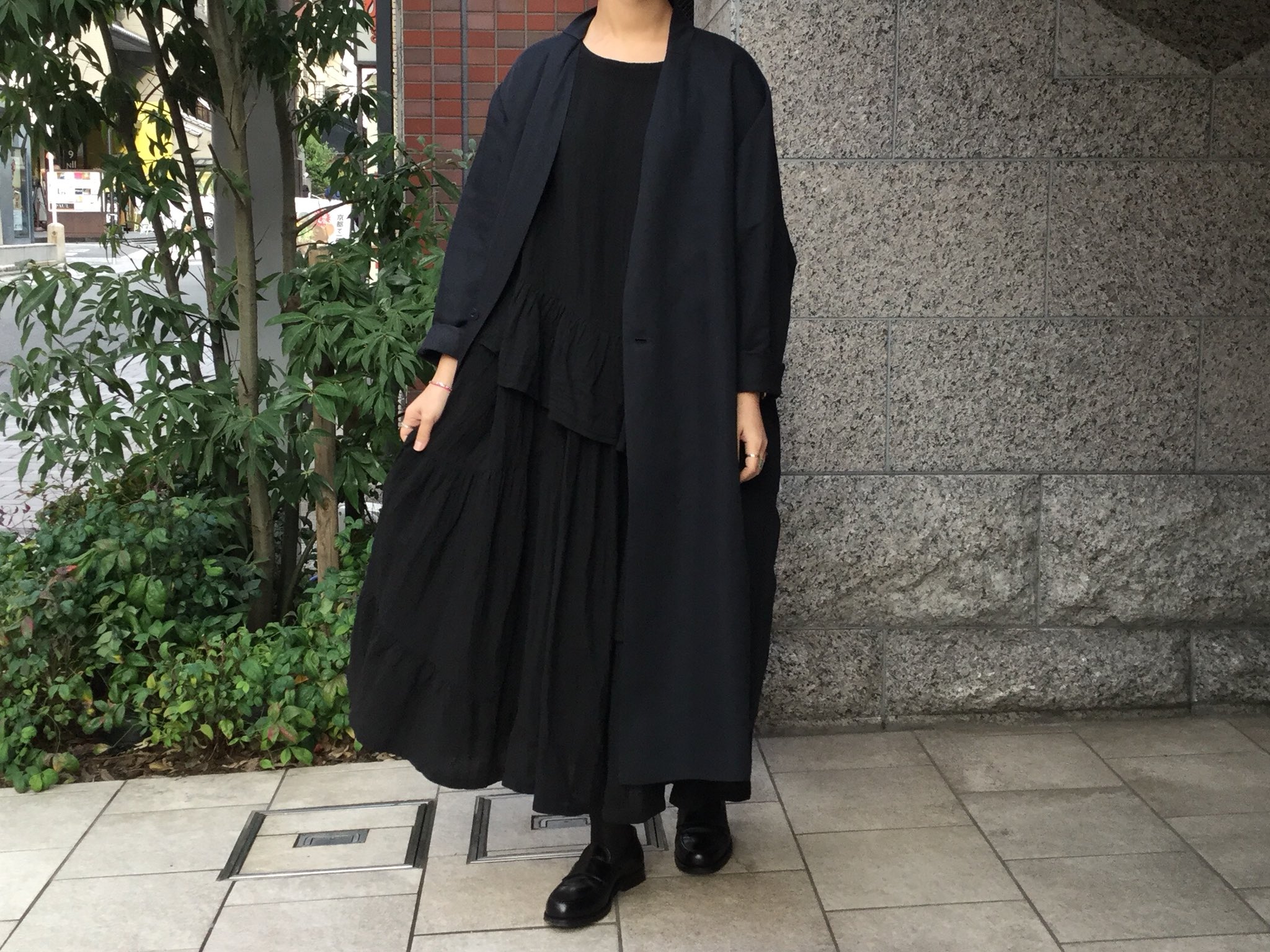 nest robe ブラックリネンサマージャンプスーツ