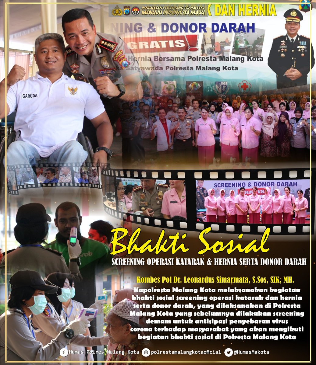 Bakti sosial Polresta Malang Kota
#jogomalang
#baksospolrestaMalangkota