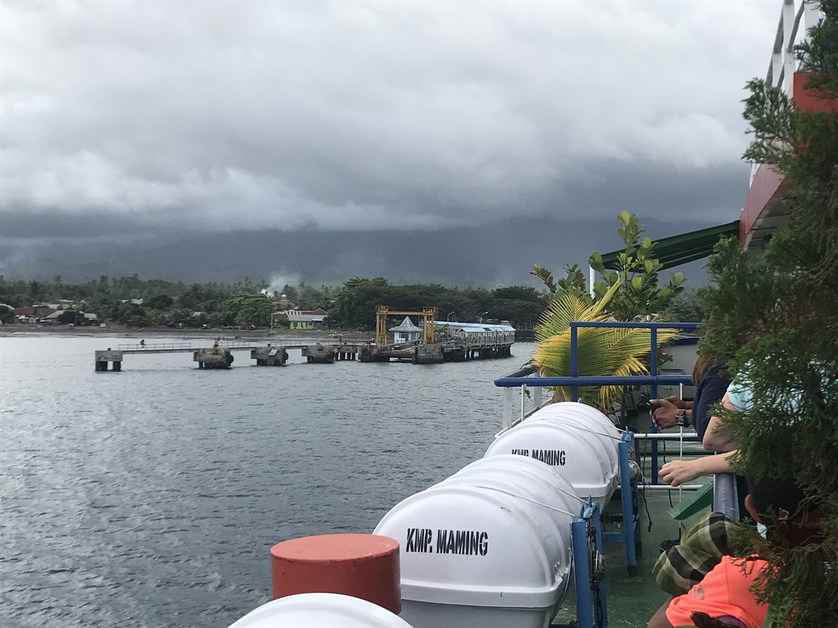 Kedatangan di / Ankunft in / Tobelo, Halmahera Utara