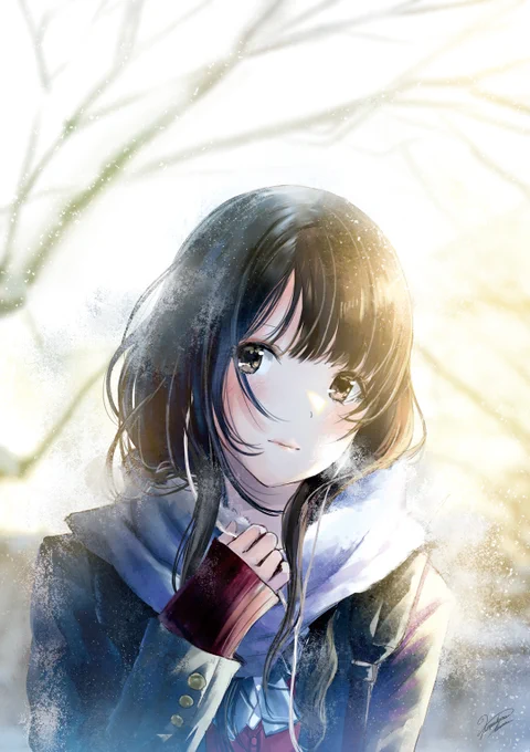 雪の日の、ホワイトデー 