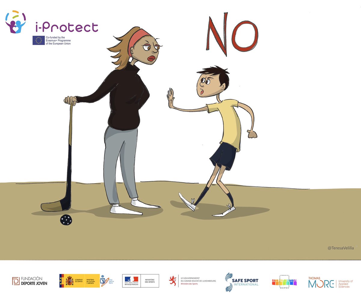 Regardless of your age.  No matter whether you are a boy or a girl.  #Remember, your body is yours and you can say ¡NO!