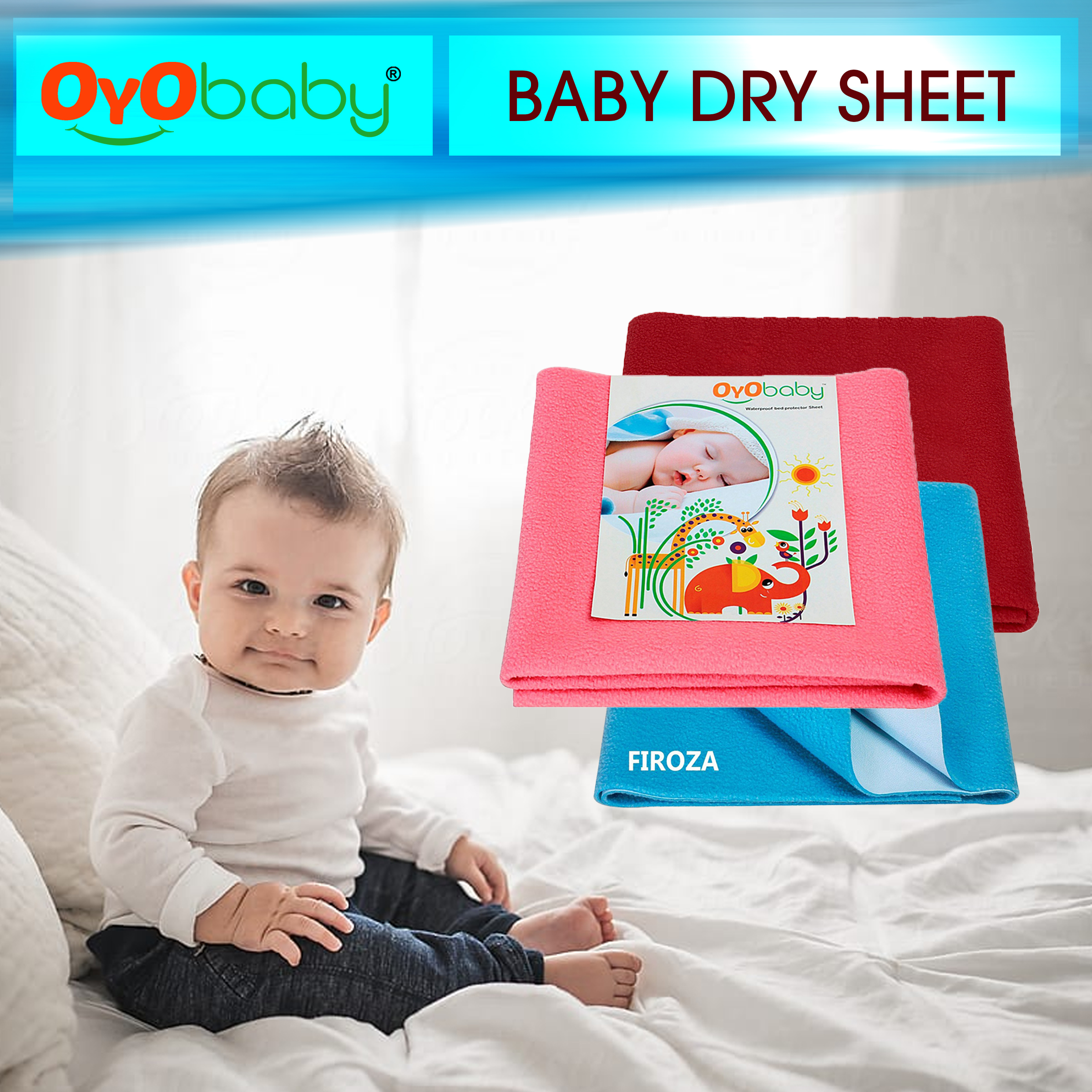 Oyo baby waterproof clearance mattress protector