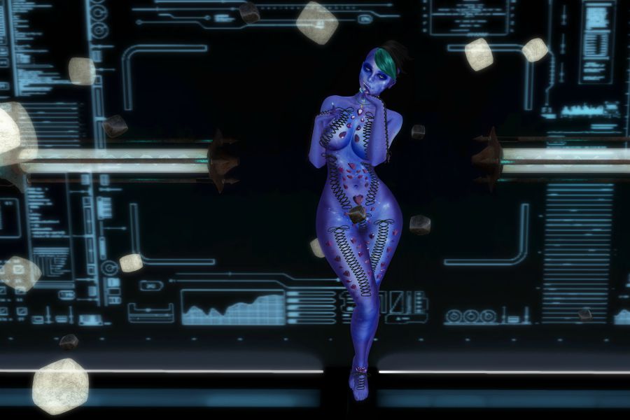 MelynaFoxclaw's tweet photo. Laced Lady! 
https://t.co/3EFVsnaivg

#SecondLife #StargazerCreations #hashbang #TwistedHuntCyberpunk #Cyberpunk #Catwa #BakesonMesh #LegacyMeshBody #SLHunts #SLEvents https://t.co/7j9bCqI3qV