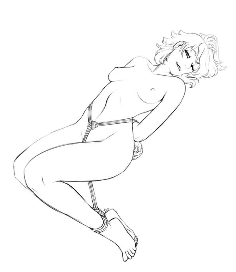 Lapis wearing some rope.