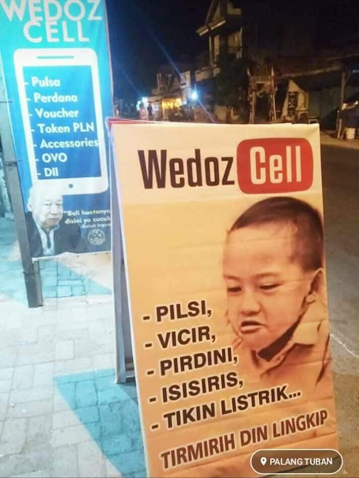 Pas moco tutuk nya biasa ae