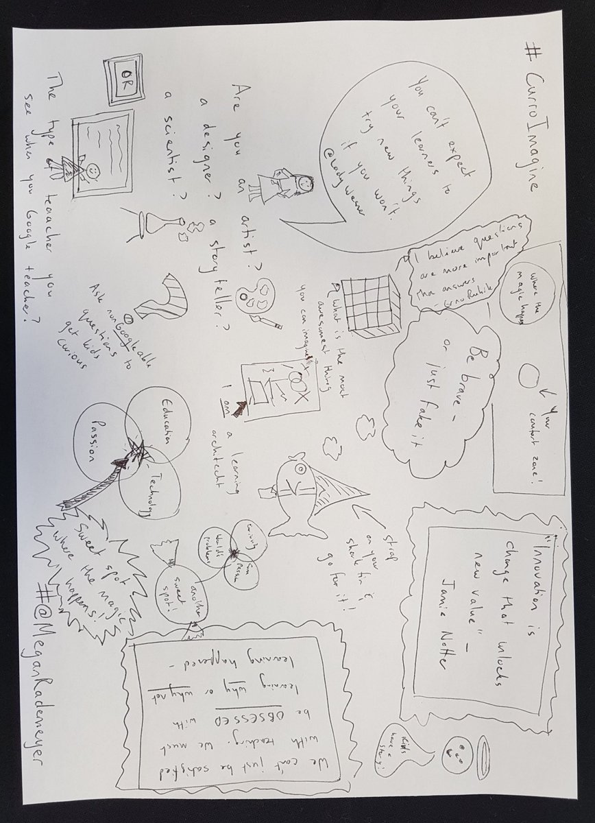 MeganRademeyer's tweet photo. @LadyWesner has inspired me to change my Twitter profile to say "proud learning architect". She tells us "you can't expect your learners to try new things if you won't"... so... let's strap on our shark fins and go for it! #CurroImagine #CurroTechnology https://t.co/c1U0I0TDc9