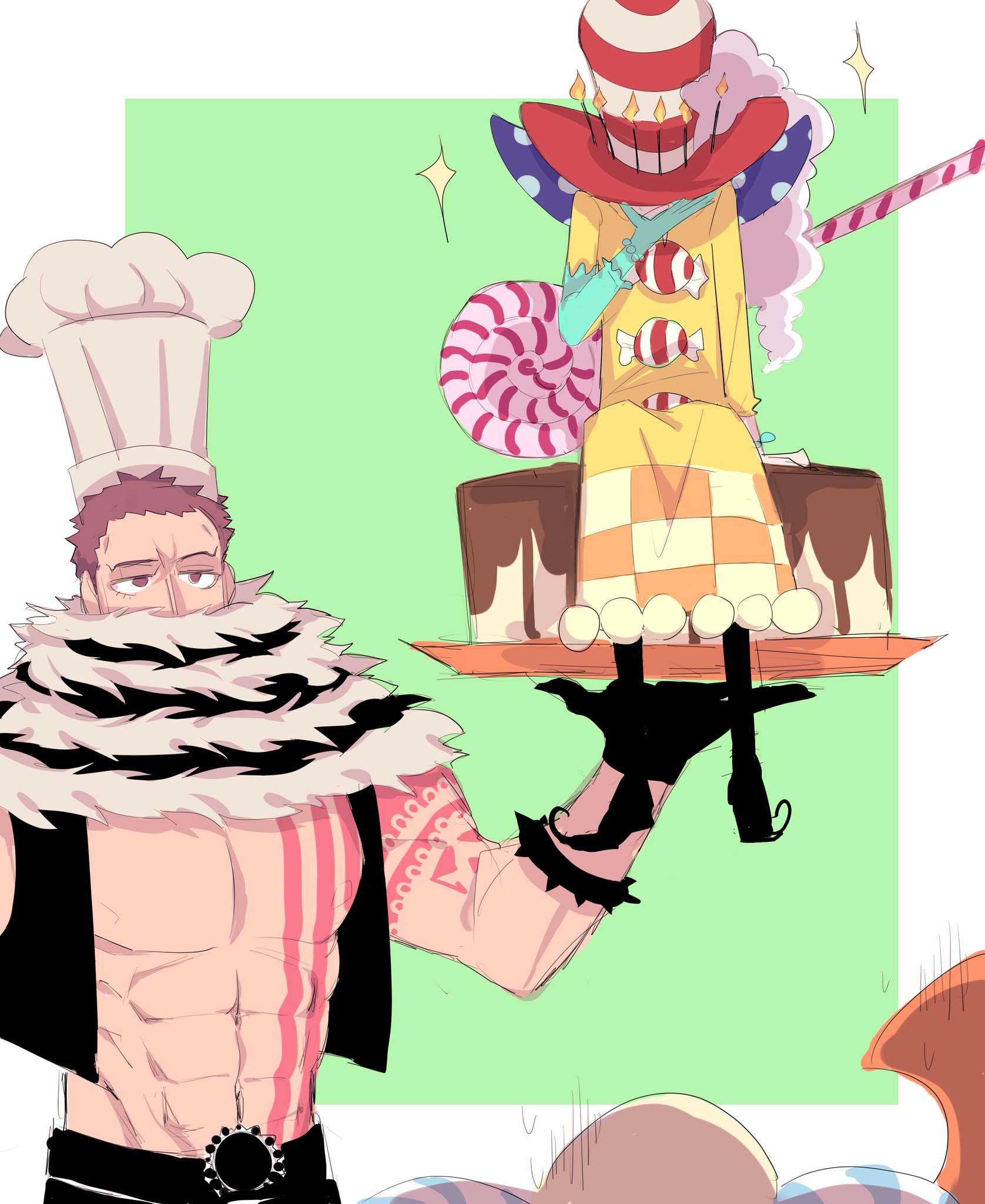 Meomoicecr シャーロット ペロスペロー生誕祭 シャーロット ペロスペロー誕生祭 重新发 之前忘了画 的纹身 ペロス兄生日快乐 有夹杂的 私货 T Co Ltjy7sslvj Twitter