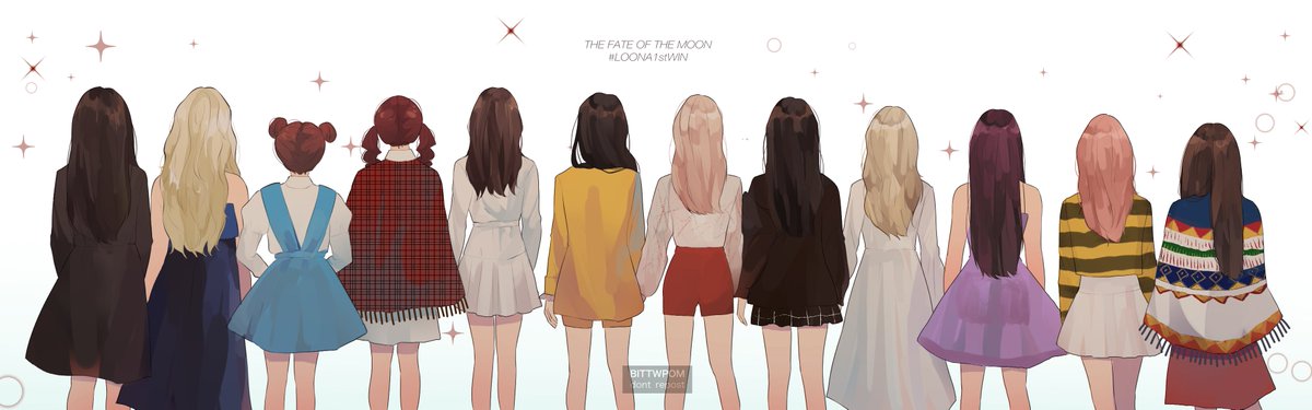 bittwpom's tweet photo. the fate of the moon 💫 #LOONA1stWin #loonafanart https://t.co/ZQqwNgWi2n