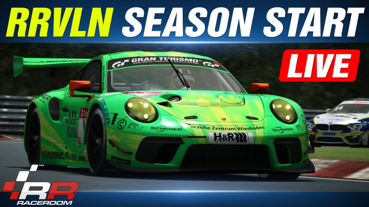 It is Race Day in <a href="/RR_VLN/">RRVLN</a> 🌲🔥🏁

Wanna join as a guest driver?
Sign up on discord: discord.gg/KhexAtg

Watch LIVE 19:30 CET youtu.be/NQ5m0AlFuF8

#RaceRoom #simracing #VLN