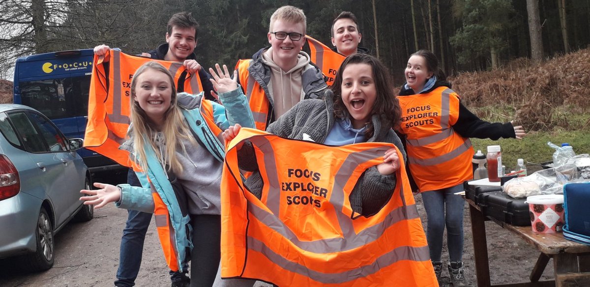 Focus Explorers manning Checkpoint 1.