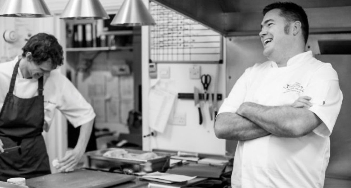 Thrilled to announce that our Head Chef Chris Simpson's friend &amp; former boss, Nathan Outlaw, will be joining him in our kitchen for a 6 course pescatarian Seafood Sunday lunch on 20 September. Something to look forward to. Book via website #nathanoutlaw #KingOfFish #pescatarian
