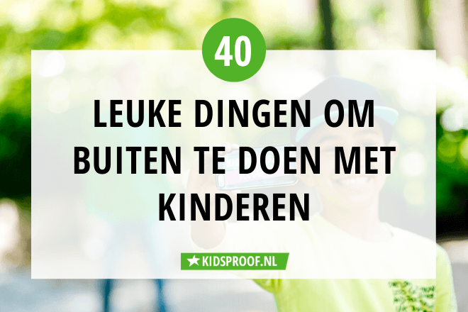 Laten we er vooral het beste van maken. Deze 40 leuke dingen kun je wél buiten doen met de kinderen: bit.ly/corona_buitent…