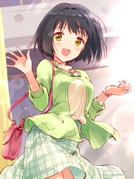 久しぶりに落描きを
茄子さんの公式私服絵が今後も増えてくれると嬉しいです
#imas_cg

ミリオンのJus-2-Mintもですが、幸せの法則の発売日が私の…と同じ日なのでどなたかくださいと言ってみたり 