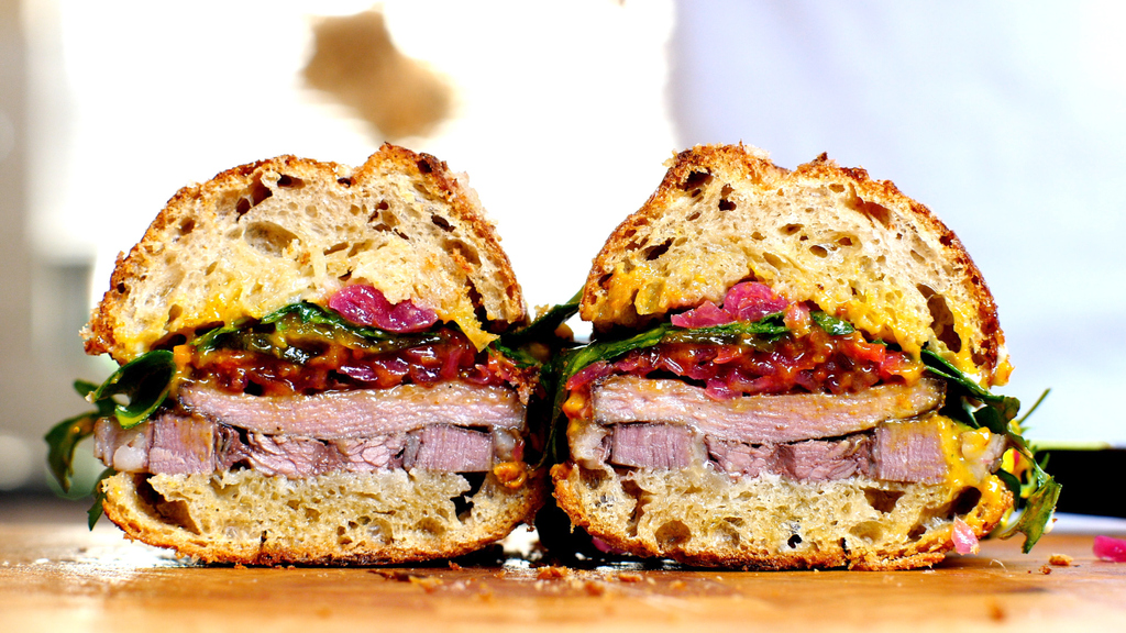 920magazine's tweet photo. I want this offal tongue sandwich NOW! #offal #nosetotail #oxtongue #ninetwentymagazine #offalgood https://t.co/CGpGRXnhf4