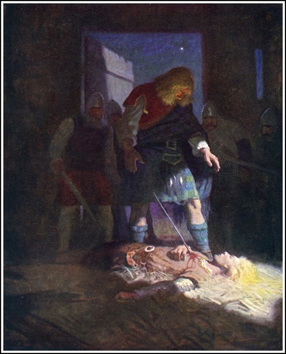 N.C. Wyeth. 'Death of Edwin'