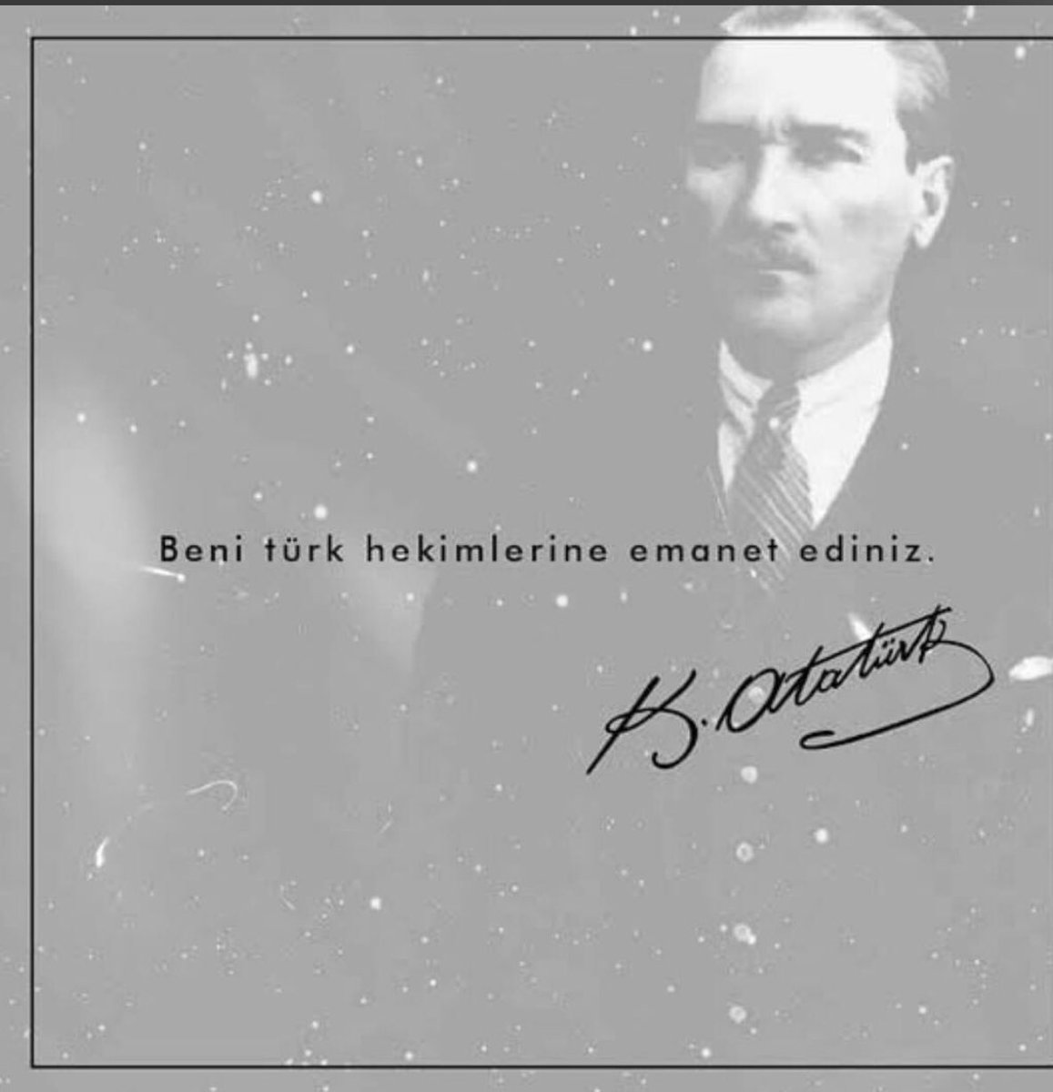 DiakanS's tweet photo. Beni Türk hekimlerine emanet ediniz!
Mustafa Kemal ATATÜRK
Vatansever sağlık çalışanlarının #14MartTıpBayramı'nı kutlarız. https://t.co/zPTozFdap1