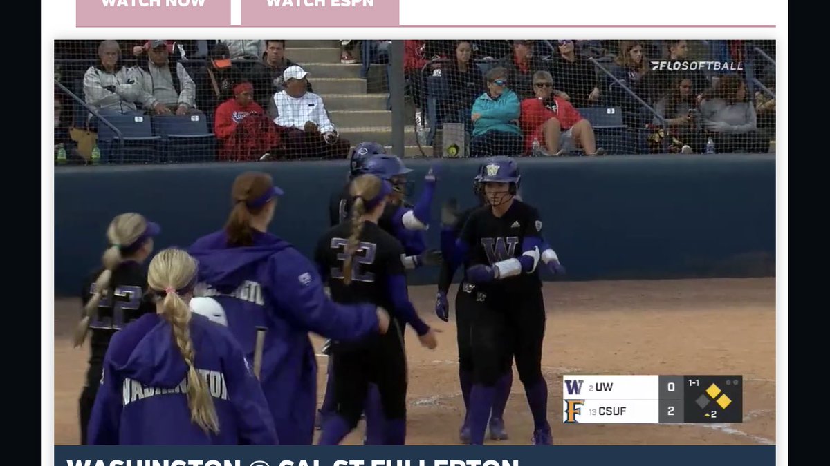 tdawgshouse's tweet photo. Since may not (hope?) see more @UWSoftball this year, here’s screen shots from last stream. At least can watch homerun videos on repeat. It was an action packed pre-conf-season tournament run. Can’t believe can’t post #MoFlo 🚀anymore. #LynchLaunch #KlinglerKrush https://t.co/X9eKF0HJXk