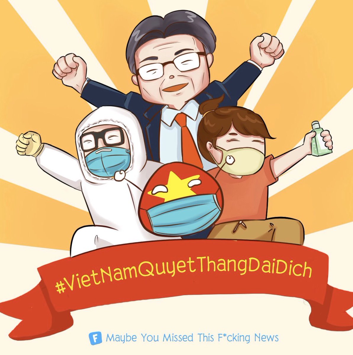 Tất cả những gì tụi tui làm được cho Việt Nam chỉ là sự ủng hộ và chung tay. Còn mọi việc khác đã có chính phủ của tụi tui lo rồiiiiii :))) ủa kiếm đâu ra được một chính phủ tuyệt vời như vầy? 
#standwithvietnamgov