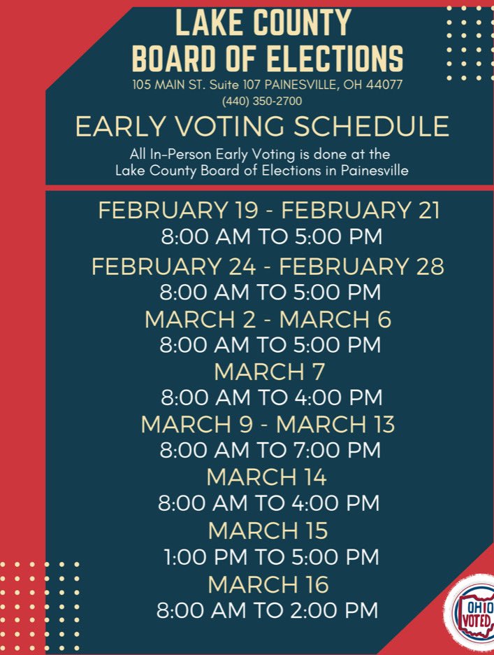 Weekend Voting is Open! Vote by paper or machine.