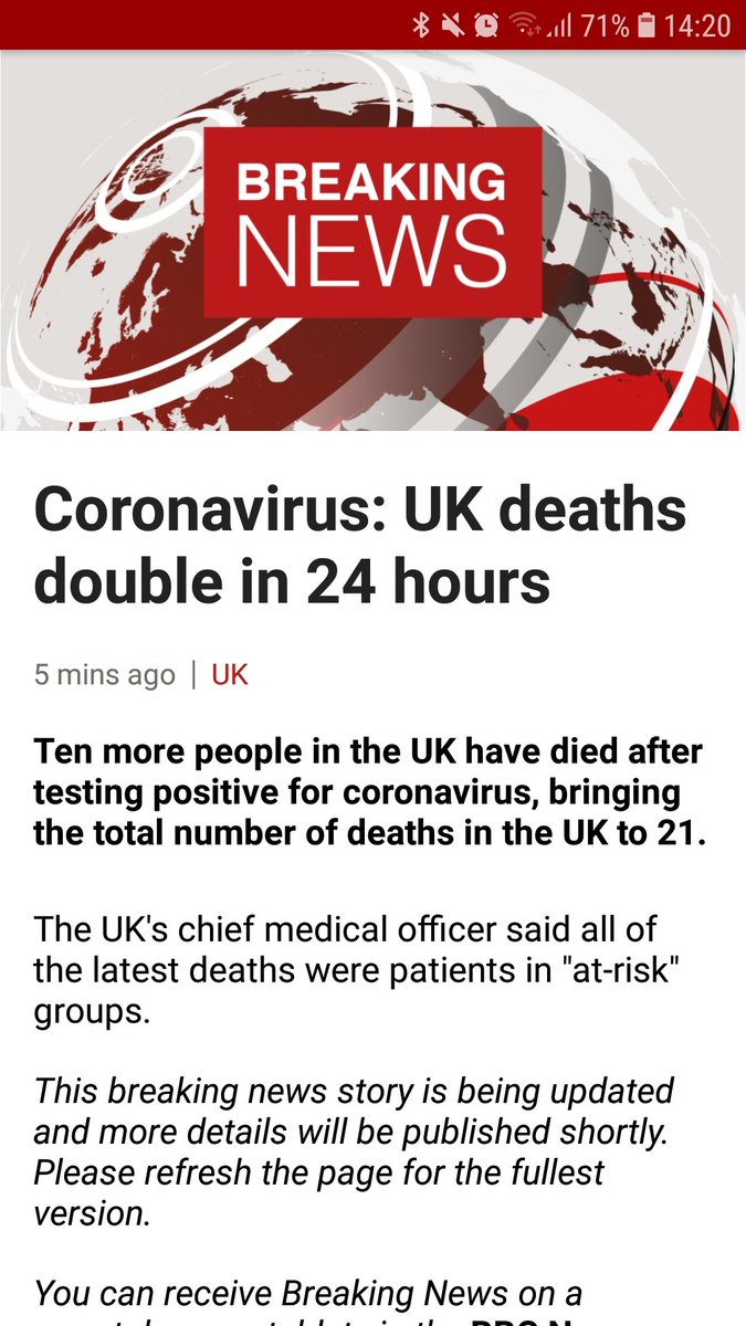 TheRhumChest's tweet photo. @BBCBreaking are you intentionally trying to create panic here, talk about Click Bait - secondments from the Daily Mail this month is it? https://t.co/jjHXwceJTj