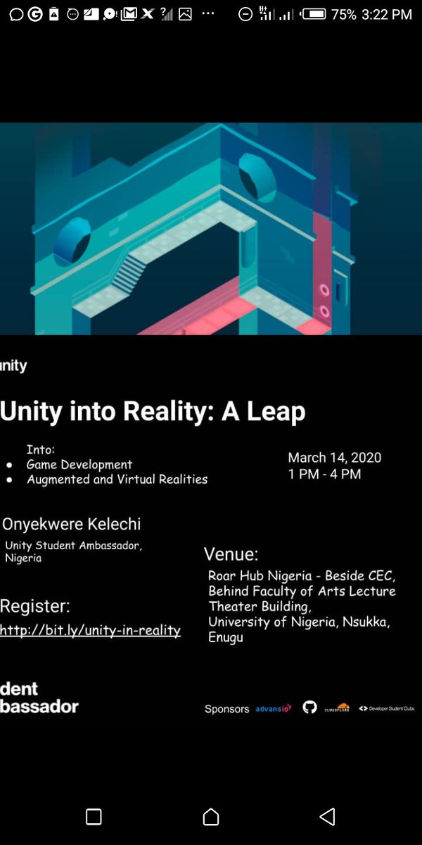 OGBONNACHINAZA3's tweet photo. Thanks for the
@khelechy1337
tutorial.really enjoy it
#ashTags
@unity3d
@advansio
@DSC_UNN
@khelechy1337
#UnityStudents
#UnityStudentInNigeria https://t.co/uVkFuo2IyH