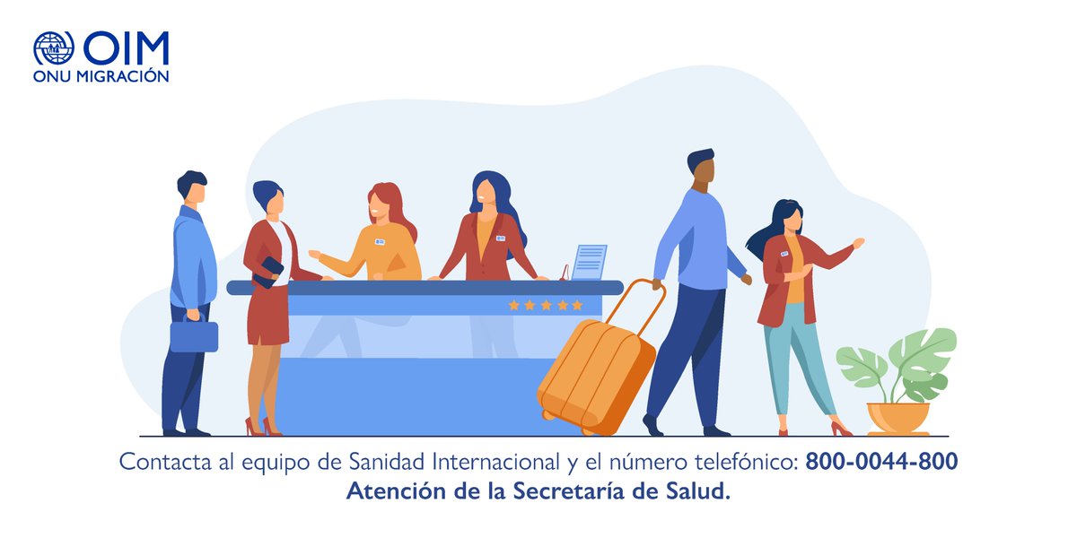 OIM_Mexico's tweet photo. ¿Qué debo hacer y a quién debo notificar mi estado de salud si llego a México procedente del extranjero?

Si tienes algún síntoma de enfermedad respiratoria, solicita atención médica inmediata e indica tu antecedente de viaje. Más información: https://t.co/XmIiqz2v4Y #COVID19 https://t.co/MOUlVMBIwr