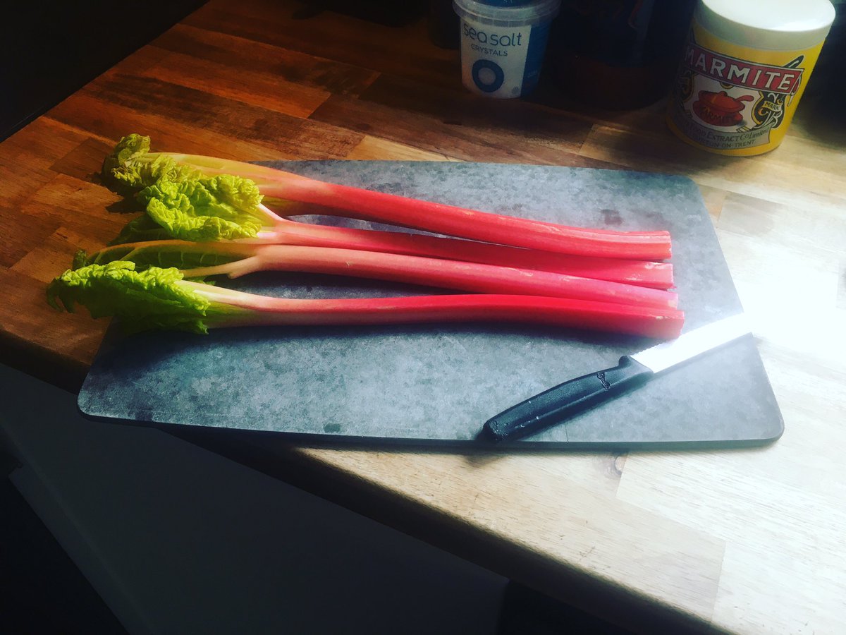 PhilippaVereker's tweet photo. Rhubarb rhubarb rhubarb #shirelife #springsaturdays https://t.co/Bl6eGoo4CA