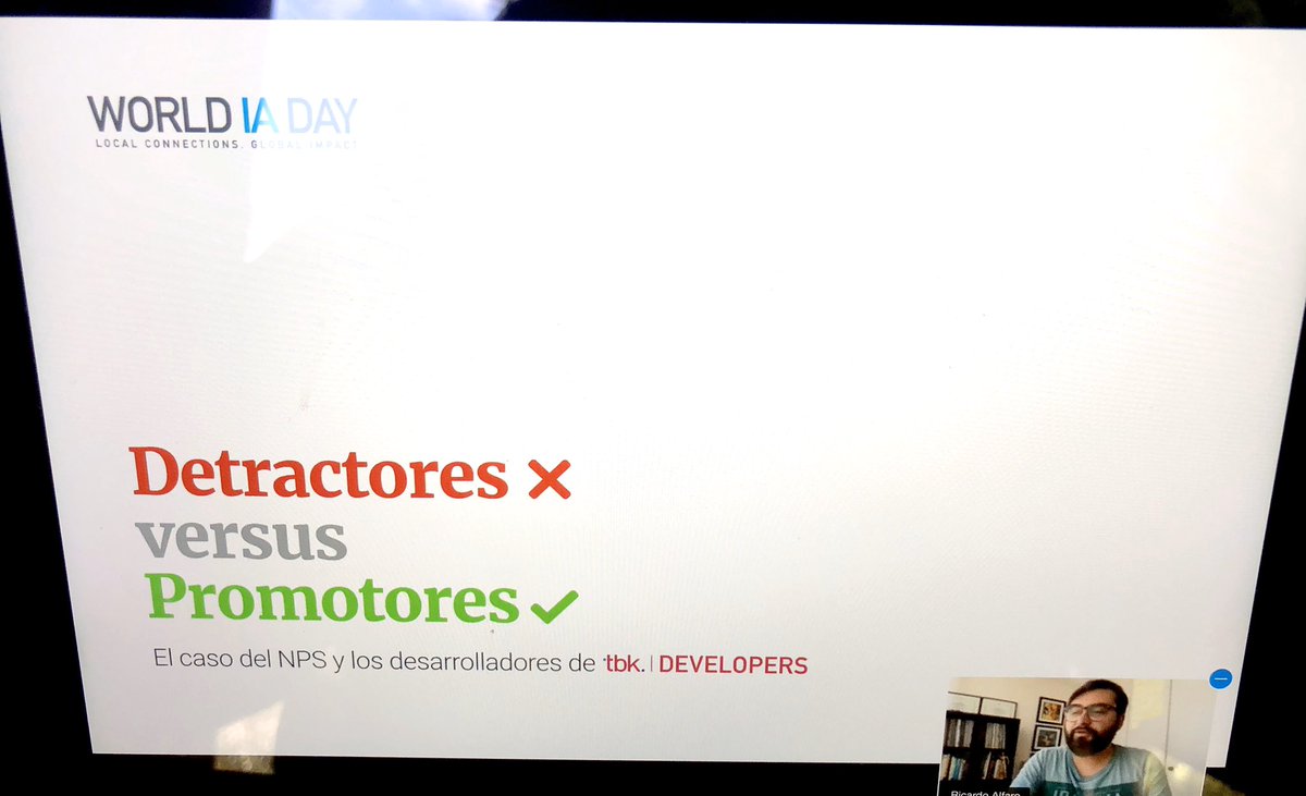 fabianhtml's tweet image. #wiad2020 @ricardoalfaro_ con caso aplicar NPS para mejorar Transbank para Developers