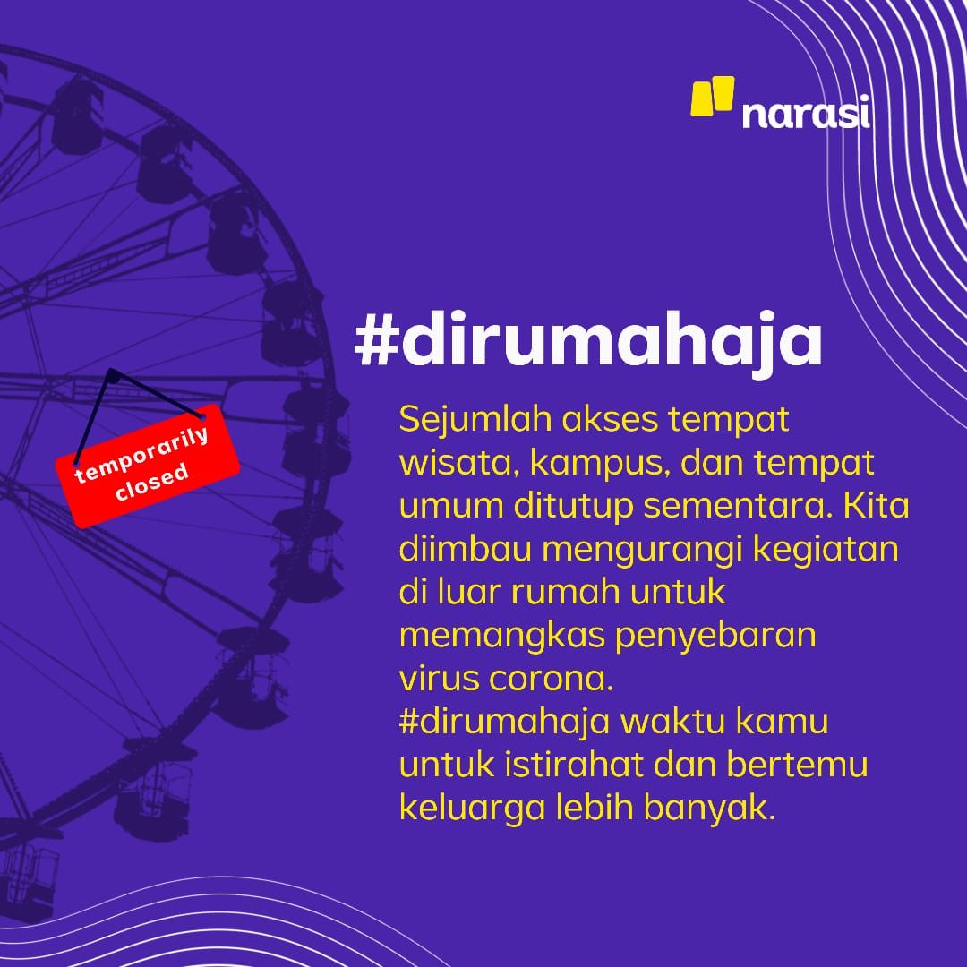 Banyak yang bisa kamu lakukan tuk mengisi weekend tanpa keluar rumah, misalnya dengan membaca buku yang belum sempat kamu baca sejak dibeli 3 bulan yang lalu itu (yaa, saya tahu kamu seperti ini).

Kamu #dirumahaja juga kan?