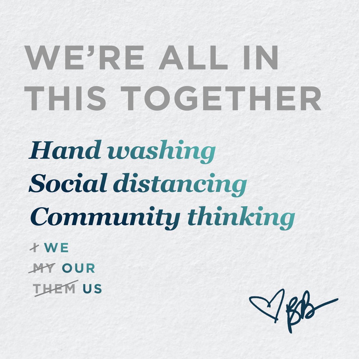 EMooreMath's tweet image. From @BreneBrown fb post... let’s shift our mindset to we are “getting sick together or staying well together.” Also “Try to be scared without being scary.” Let’s make good decisions everyone! #COVID19
