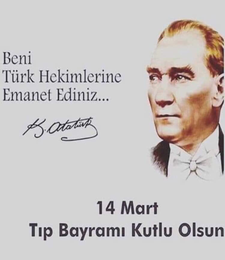 Mesleğini aşkla yapan tüm doktorlarımızın 14 Mart Tıp Bayramı'nı kutluyoruz.