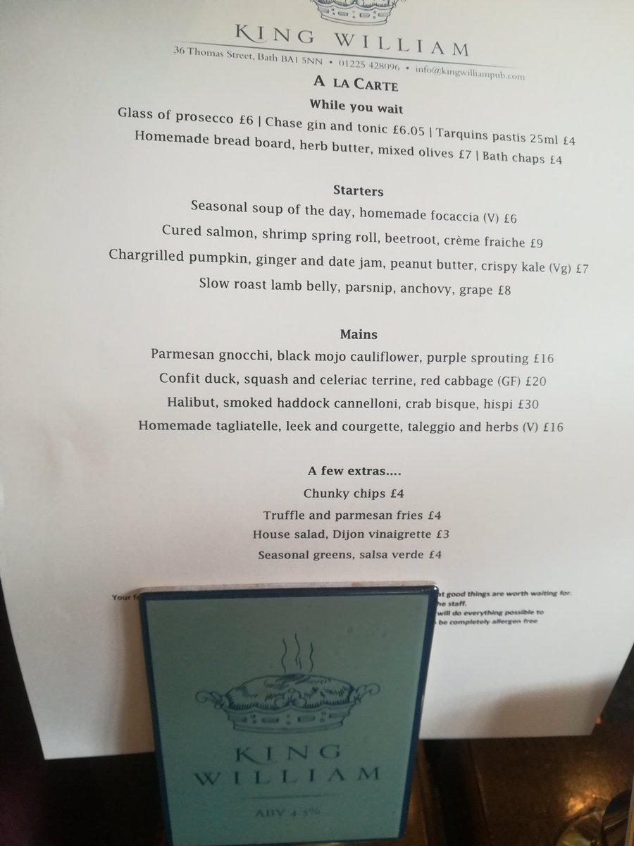 King William pub and dining tweet media