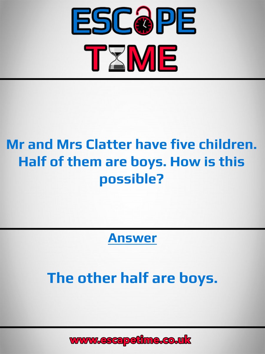 Escape Time tweet media