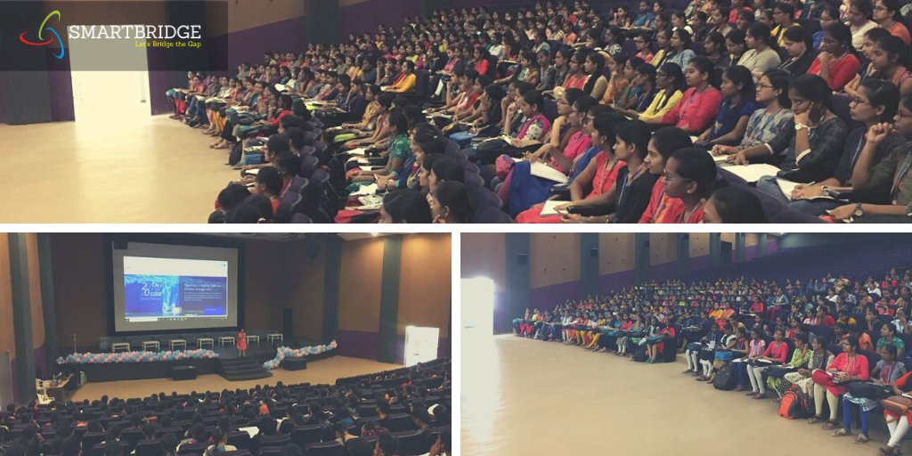 TheSmartBridge (@thesmartbridge) on Twitter photo Wonderful crowd of 400 young women techies gathered to  solve pressing global problems with sustainable software solutions at #MRECW for #CallforCode day.
<a href="/CallforCode/">Call for Code</a> <a href="/priyamallya/">Priya Mallya</a> <a href="/mritun82/">Mritunjay Vishwakarm</a> <a href="/yukteshc/">Yuktesh Chintamadaka</a> <a href="/ramadevi_lanka/">Rama Devi Lanka</a> Wonderful crowd of 400 young women techies gathered to  solve pressing global problems with sustainable software solutions at #MRECW for #CallforCode day.
<a href="/CallforCode/">Call for Code</a> <a href="/priyamallya/">Priya Mallya</a> <a href="/mritun82/">Mritunjay Vishwakarm</a> <a href="/yukteshc/">Yuktesh Chintamadaka</a> <a href="/ramadevi_lanka/">Rama Devi Lanka</a>