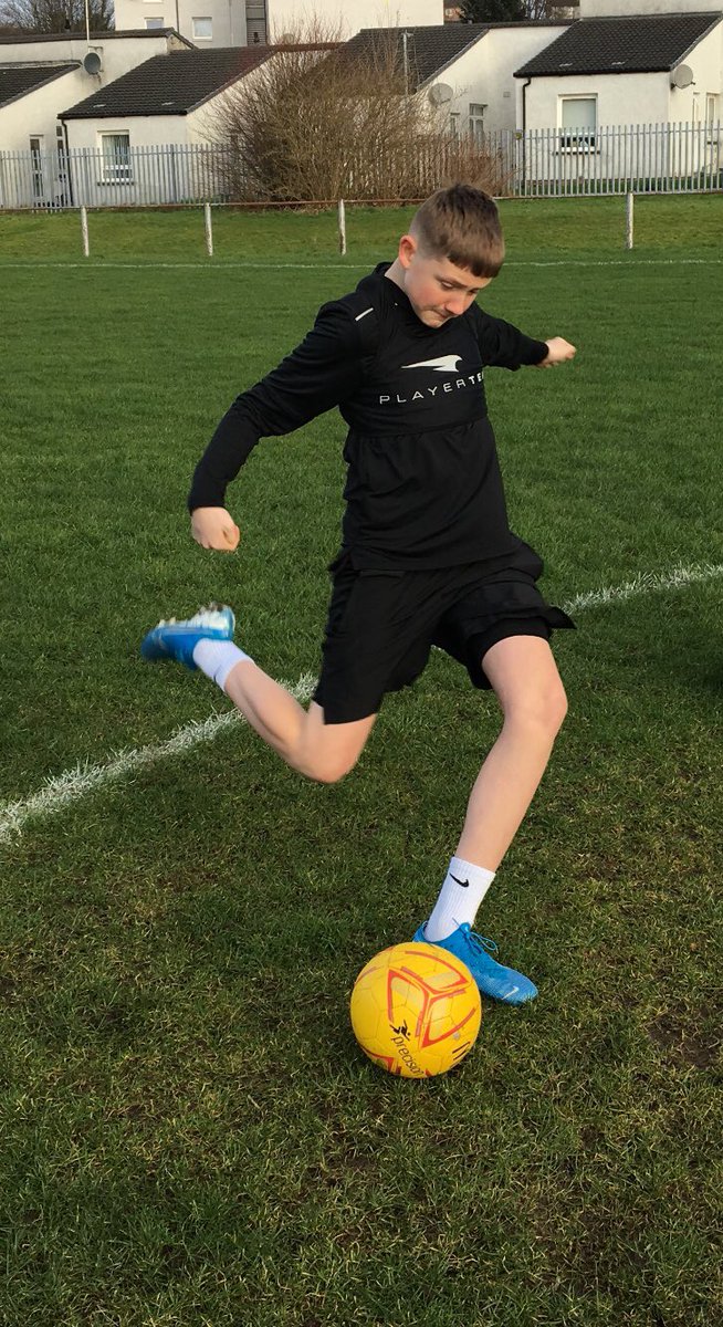 YokerU20s's tweet photo. Well done to one of our youngest player Luke Jackson (LJ) although only 14 he was invited to train with Ayr United U16s last week and done well and has been asked back well done young man,keep up the good work 💪🏻⚽️ https://t.co/FV73pGzs2q