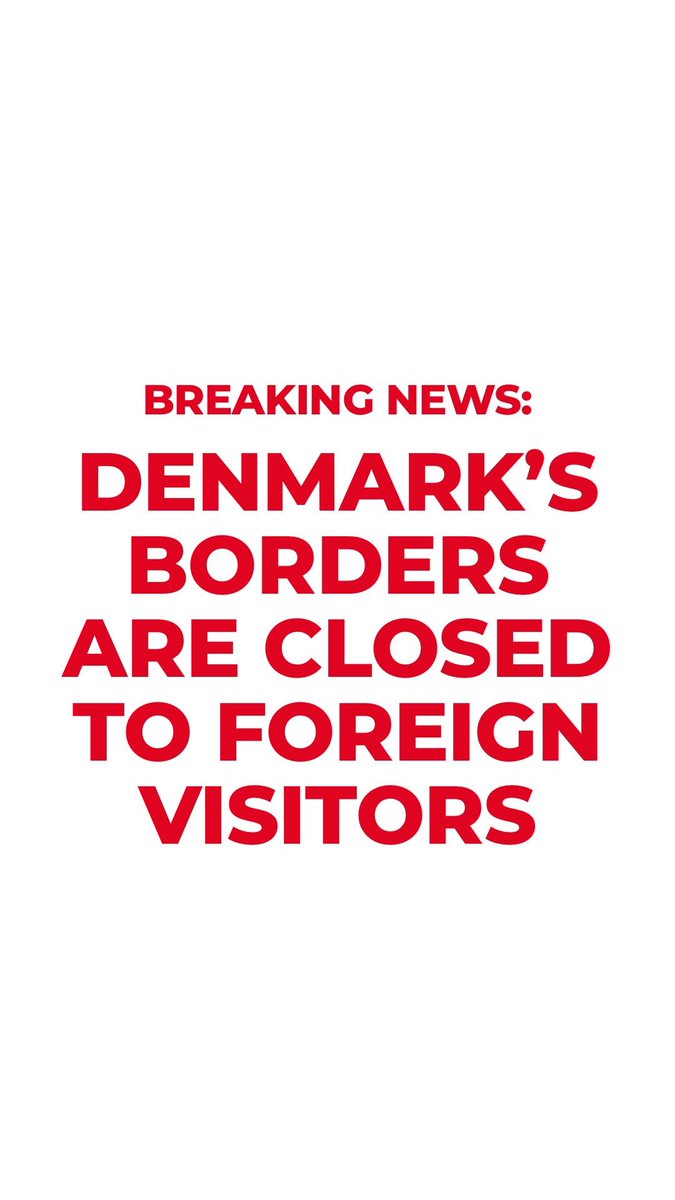 VisitAarhus's tweet photo. The borders to Denmark are now closed to foreign visitors until at least the 14th April 2020, in an attempt to control the spread of the coronavirus. 😔 The most up-to-date information on the current situation can be found here: https://t.co/BesqvvACfk https://t.co/nARyPyqFNf