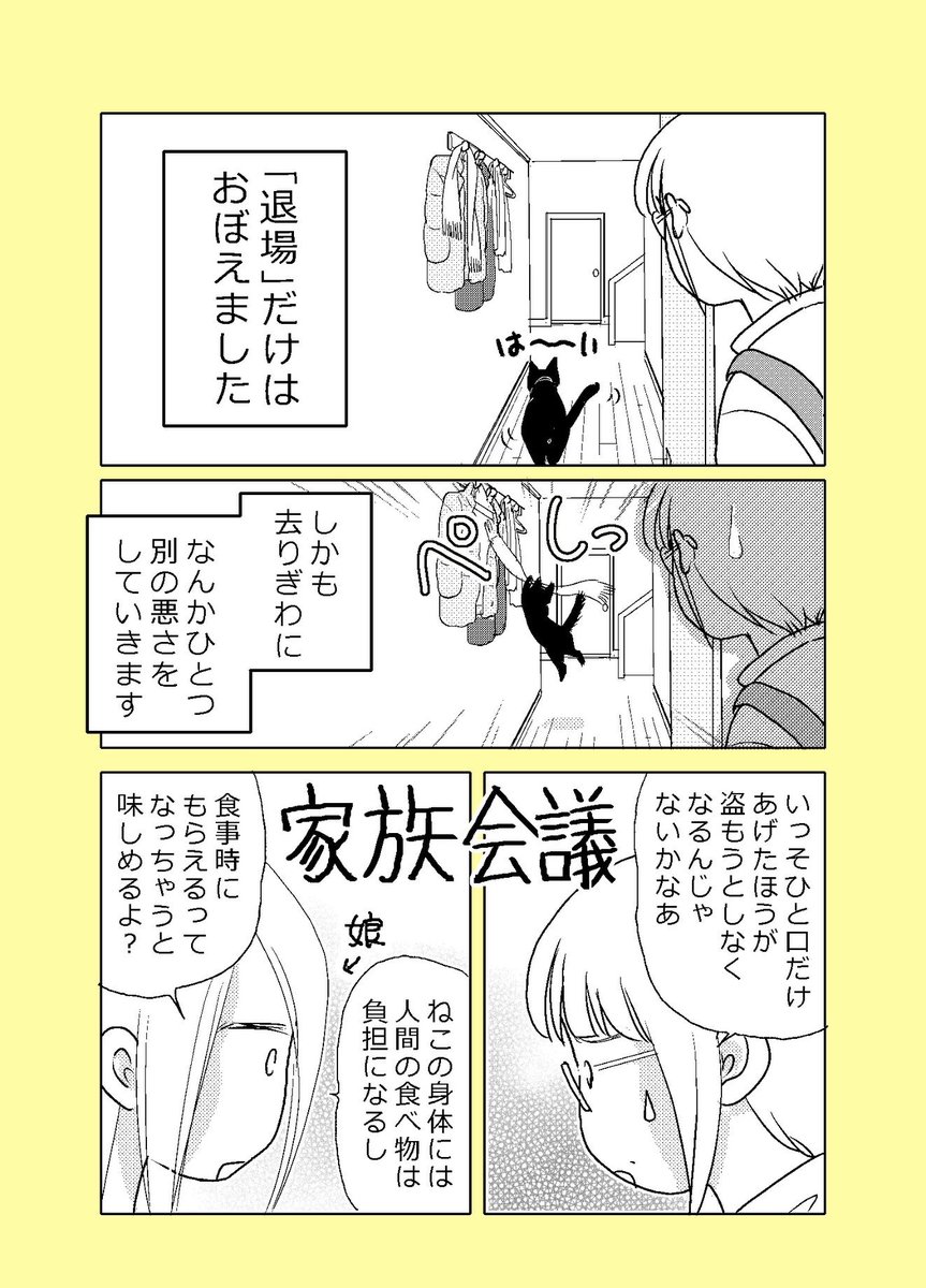 【ねこはねこかぶり】
第7話 ねこを飼うと、毎日(1/2)

1枚目のカラーページが描きたくて描き始めたお話です♪
#ねこはねこかぶり #黒猫クウ #ねこ漫画 