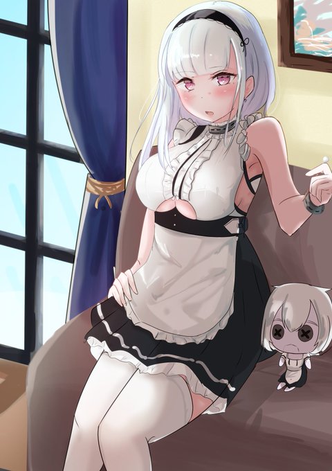 「ご主人様、どうぞダイドーの膝に…」 #アズールレーン 