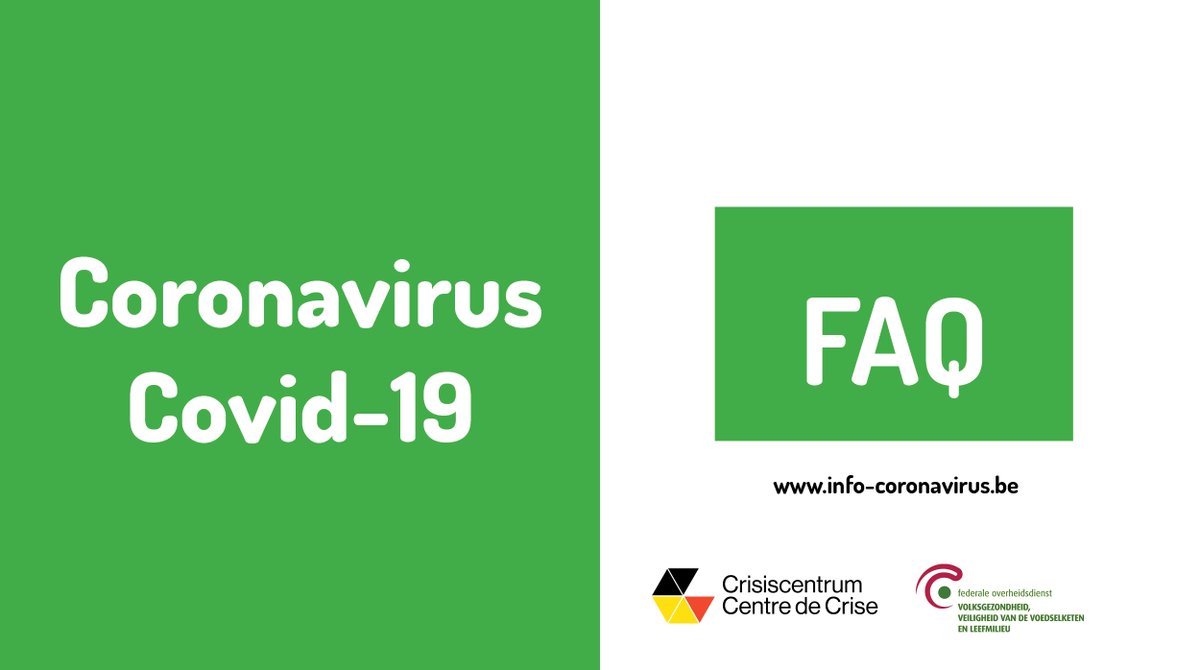 CrisiscenterBE's tweet image. Update #coronavirus #covid19BE : sinds vrijdag 13/03 middernacht zijn er een heel aantal maatregelen van kracht. Hier vinden jullie een overzicht van de veelgestelde vragen: info-coronavirus.be/nl/faqs/