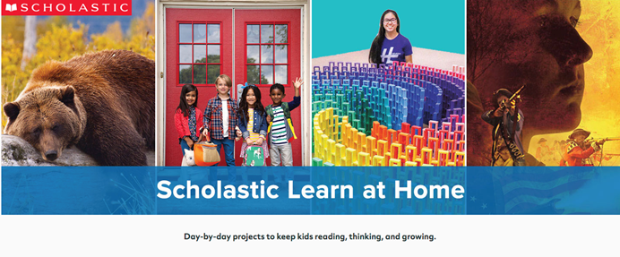 ScholasticEdCda's tweet photo. If you are planning for a school closure or in the midst of one, Scholastic Learn at Home offers free resources for parents, teachers, &amp; administrators, to keep kids reading, thinking, &amp; growing. Find out more: https://t.co/xjtGcNaOC9) #Coronavirus #LearnAtHome #ActivitiesForKids https://t.co/9KPo4C3Xpr