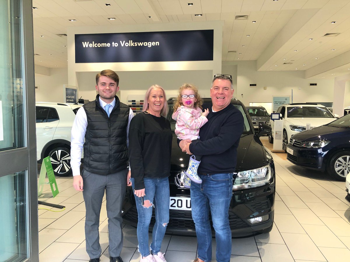 Marshall_VW's tweet photo. Congratulations to Mr & Mrs Roberts who have just collected their #20Reg Tiguan Match from Matthew Bennett at Marshall #Volkswagen #Harlow. What a great picture! #marshallmoments https://t.co/1QqszAf6AT