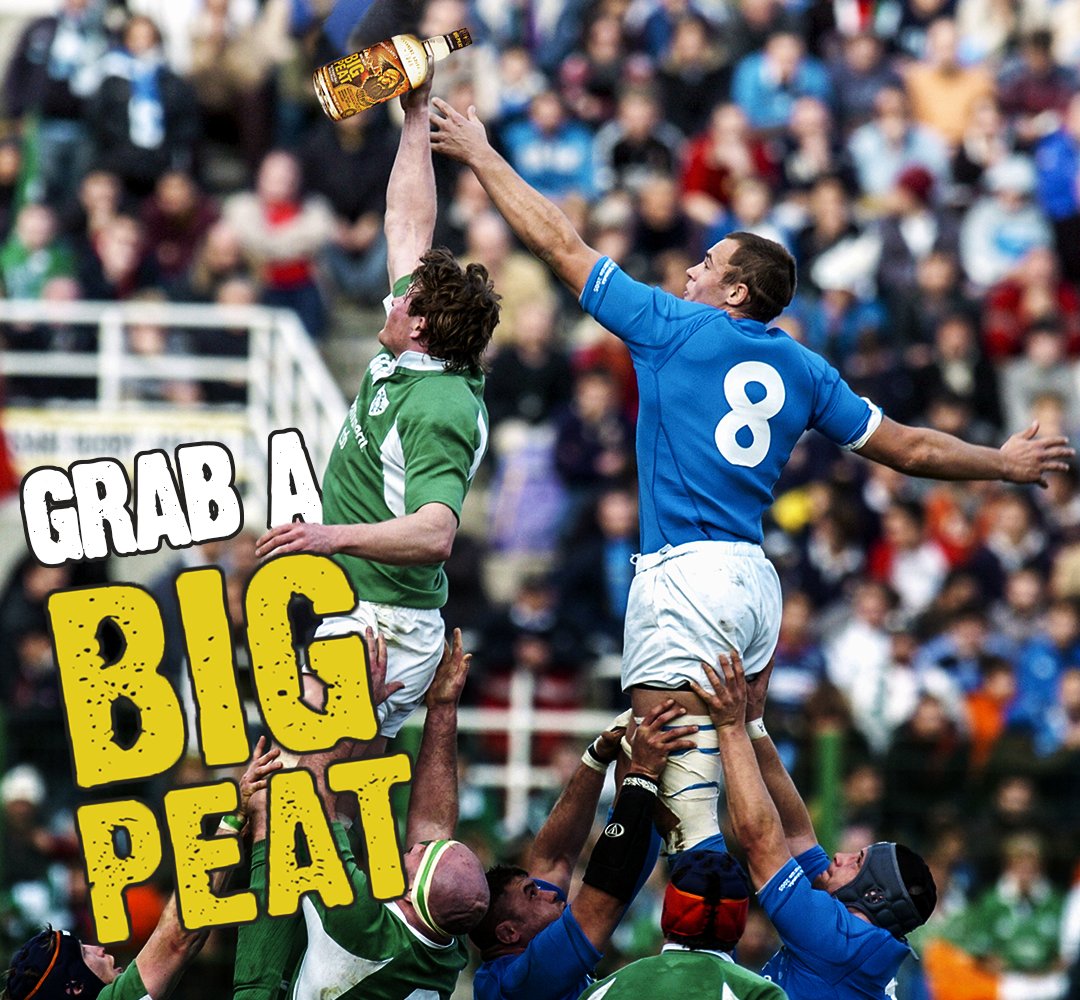 Big occasions call for #BigPeat. Head on over to the @remarkable_malts Instagram channel to find out how you could win an exclusive #rugby themed labelling! #rugby